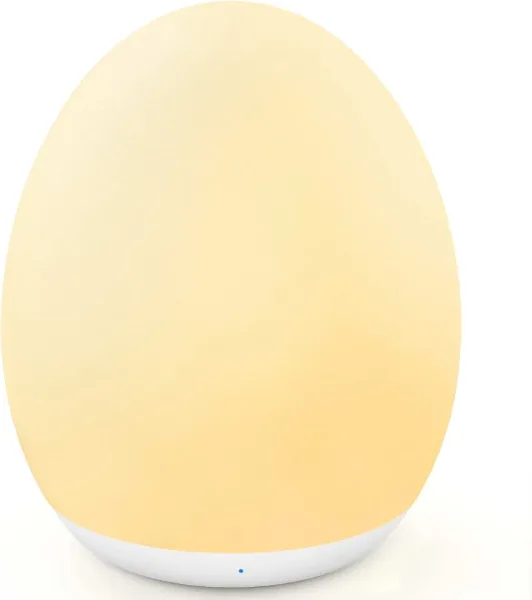 Night Light for Kids, 7 Colors Changing Egg Light for Nursery | Stepless Dimming, Soft Silicone Touch Night La